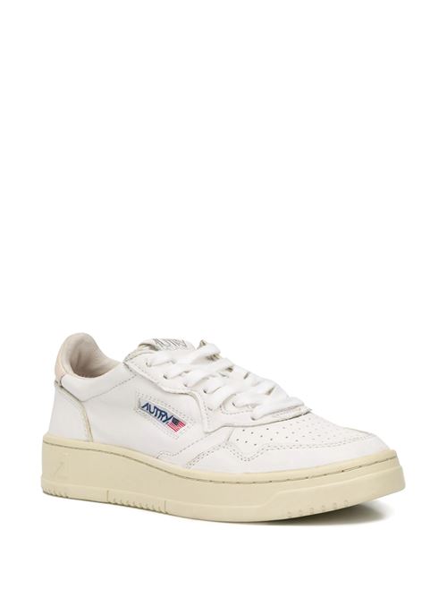 Perforated leather sneakers AUTRY | AULWGG04GOAT WHITE